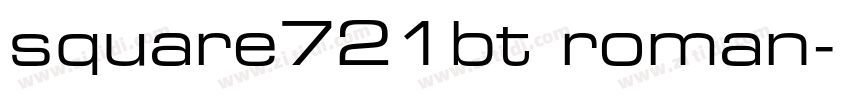 square721bt roman字体转换